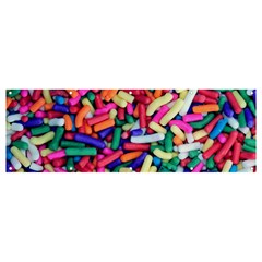 Colorful Candy Texture, Close-up Banner And Sign 12  X 4  by kyorashop23