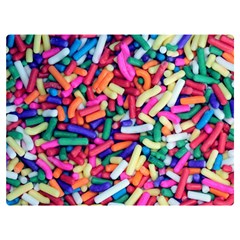 Colorful Candy Texture, Close-up Two Sides Premium Plush Fleece Blanket (baby Size)