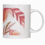 Feathers, Boho, Cute, Feather, Pastel White Mug Right