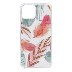 Feathers, Boho, Cute, Feather, Pastel Iphone 14 Tpu Uv Print Case by kyorashop23