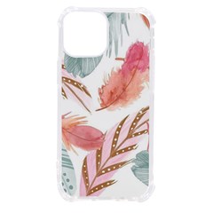 Feathers, Boho, Cute, Feather, Pastel Iphone 13 Mini Tpu Uv Print Case