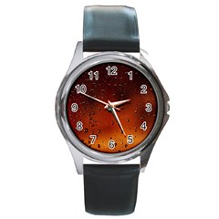 Water Drops, Lui, Amazing Round Metal Watch by kyorashop23