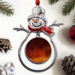 Water Drops, Lui, Amazing Metal Snowman Ornament