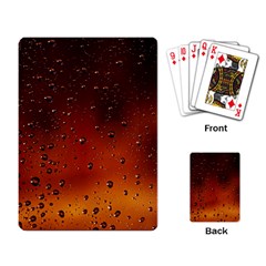 Water Drops, Lui, Amazing Playing Cards Single Design (rectangle)