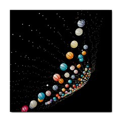 Ballons Night Party Tile Coaster