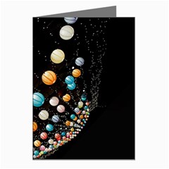 Ballons Night Party Greeting Cards (pkg Of 8)