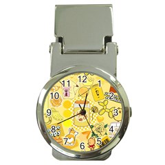 Marillo Pastel Zkt, Aesthetic, Stickers, Yellow Money Clip Watches by kyorashop23