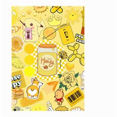 Marillo Pastel Zkt, Aesthetic, Stickers, Yellow Small Garden Flag (two Sides) by kyorashop23