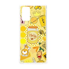 Marillo Pastel Zkt, Aesthetic, Stickers, Yellow Samsung Galaxy Note 20 Tpu Uv Case by kyorashop23