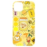 Marillo Pastel Zkt, Aesthetic, Stickers, Yellow iPhone 14 Plus Black UV Print Case Front