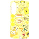 Marillo Pastel Zkt, Aesthetic, Stickers, Yellow Samsung Galaxy S24 6.2 Inch Black TPU UV Case Front