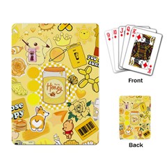 Marillo Pastel Zkt, Aesthetic, Stickers, Yellow Playing Cards Single Design (rectangle)