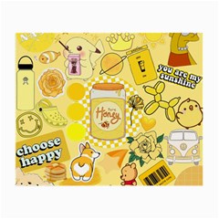 Marillo Pastel Zkt, Aesthetic, Stickers, Yellow Small Glasses Cloth (2 Sides) by kyorashop23