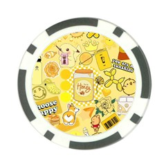 Marillo Pastel Zkt, Aesthetic, Stickers, Yellow Poker Chip Card Guard