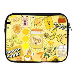 Marillo Pastel Zkt, Aesthetic, Stickers, Yellow Apple Ipad 2/3/4 Zipper Cases by kyorashop23