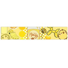 Marillo Pastel Zkt, Aesthetic, Stickers, Yellow Large Premium Plush Fleece Scarf 