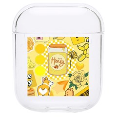 Marillo Pastel Zkt, Aesthetic, Stickers, Yellow Hard Pc Airpods 1/2 Case by kyorashop23