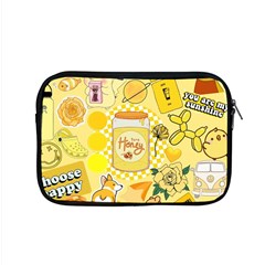 Marillo Pastel Zkt, Aesthetic, Stickers, Yellow Apple Macbook Pro 15  Zipper Case by kyorashop23