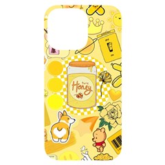 Marillo Pastel Zkt, Aesthetic, Stickers, Yellow Iphone 14 Pro Max Black Uv Print Case by kyorashop23