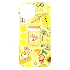 Marillo Pastel Zkt, Aesthetic, Stickers, Yellow Iphone 15 Black Uv Print Pc Hardshell Case by kyorashop23