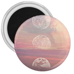 Moon Phase, Cloud, Clouds, Moon, Pastel 3  Magnets by kyorashop23