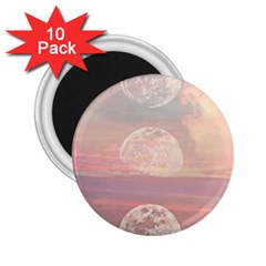 Moon Phase, Cloud, Clouds, Moon, Pastel 2 25  Magnets (10 Pack)  by kyorashop23