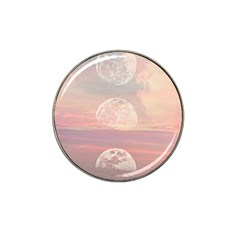 Moon Phase, Cloud, Clouds, Moon, Pastel Hat Clip Ball Marker by kyorashop23