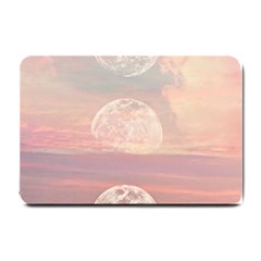 Moon Phase, Cloud, Clouds, Moon, Pastel Small Doormat by kyorashop23