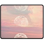 Moon Phase, Cloud, Clouds, Moon, Pastel Fleece Blanket (Medium) 60 x50  Blanket Front