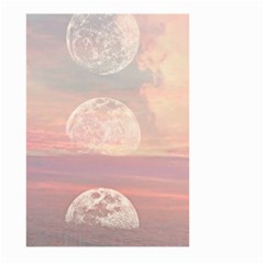 Moon Phase, Cloud, Clouds, Moon, Pastel Large Garden Flag (two Sides) by kyorashop23