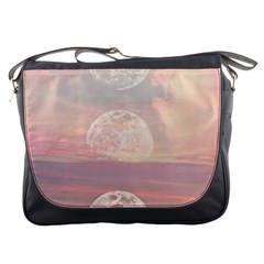 Moon Phase, Cloud, Clouds, Moon, Pastel Messenger Bag by kyorashop23