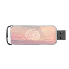 Moon Phase, Cloud, Clouds, Moon, Pastel Portable Usb Flash (one Side) by kyorashop23