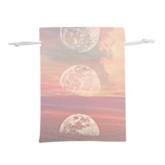 Moon Phase, Cloud, Clouds, Moon, Pastel Lightweight Drawstring Pouch (l) by kyorashop23