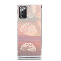 Moon Phase, Cloud, Clouds, Moon, Pastel Samsung Galaxy Note 20 Tpu Uv Case by kyorashop23