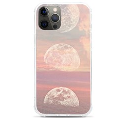 Moon Phase, Cloud, Clouds, Moon, Pastel Iphone 12 Pro Max Tpu Uv Print Case by kyorashop23