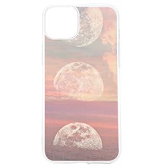 Moon Phase, Cloud, Clouds, Moon, Pastel Iphone 15 Tpu Uv Print Case by kyorashop23