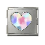 Pastel Ballons, Ballons, Mega Link Heart Italian Charm (18mm) Front