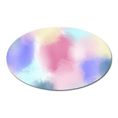 Pastel Ballons, Ballons, Oval Magnet