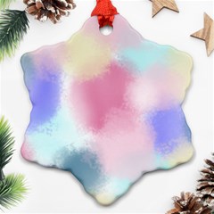 Pastel Ballons, Ballons, Snowflake Ornament (two Sides)