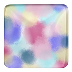 Pastel Ballons, Ballons, Square Glass Fridge Magnet (4 Pack) by kyorashop23