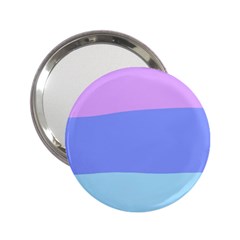 Pastel Colour, Blue, Lilac, Orange, Pastel, Pink, Romance 2 25  Handbag Mirrors by kyorashop23