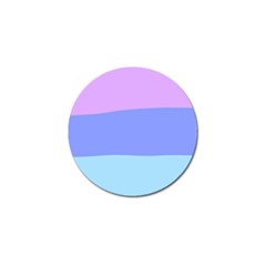 Pastel Colour, Blue, Lilac, Orange, Pastel, Pink, Romance Golf Ball Marker by kyorashop23