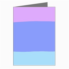 Pastel Colour, Blue, Lilac, Orange, Pastel, Pink, Romance Greeting Card by kyorashop23