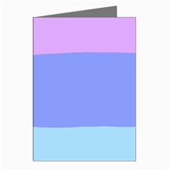 Pastel Colour, Blue, Lilac, Orange, Pastel, Pink, Romance Greeting Cards (pkg Of 8)