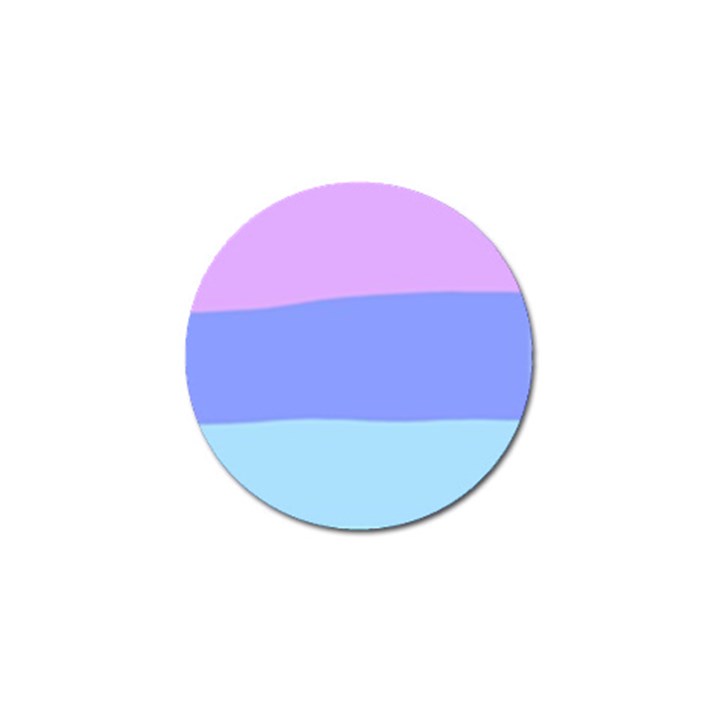 Pastel Colour, Blue, Lilac, Orange, Pastel, Pink, Romance Golf Ball Marker