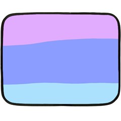 Pastel Colour, Blue, Lilac, Orange, Pastel, Pink, Romance Two Sides Fleece Blanket (mini) by kyorashop23