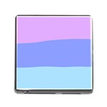 Pastel Colour, Blue, Lilac, Orange, Pastel, Pink, Romance Memory Card Reader (Square 5 Slot) Front