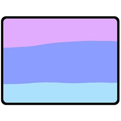 Pastel Colour, Blue, Lilac, Orange, Pastel, Pink, Romance Fleece Blanket (large) by kyorashop23