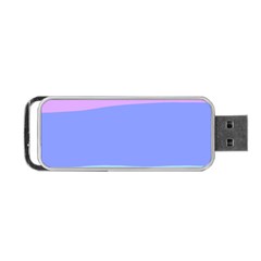 Pastel Colour, Blue, Lilac, Orange, Pastel, Pink, Romance Portable Usb Flash (two Sides) by kyorashop23