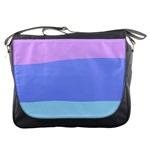 Pastel Colour, Blue, Lilac, Orange, Pastel, Pink, Romance Messenger Bag Front